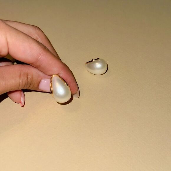 Pearl earrings N917 - Picture 4 of 5